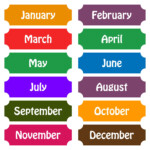 10 Best Printable Calendar Month Labels Printablee