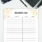 10 Reading Log Printable Planners For Every Book Lover Reading Log
