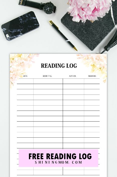10 Reading Log Printable Planners For Every Book Lover Reading Log 