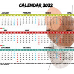 12 Free Printable 2022 Calendar With Holidays PDF Watercolor Premium
