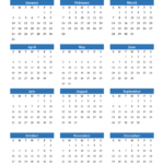 1993 Calendar PDF Word Excel
