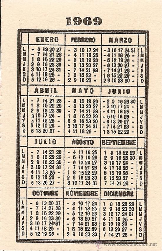 20 1969 Calendar Free Download Printable Calendar Templates