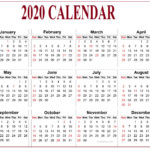 2020 Daily Calendar To Write Your Important Notes Calendar