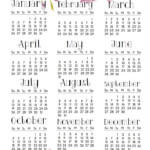 2020 To 2022 Calendar Onesheets Calendar Printables Free Printable