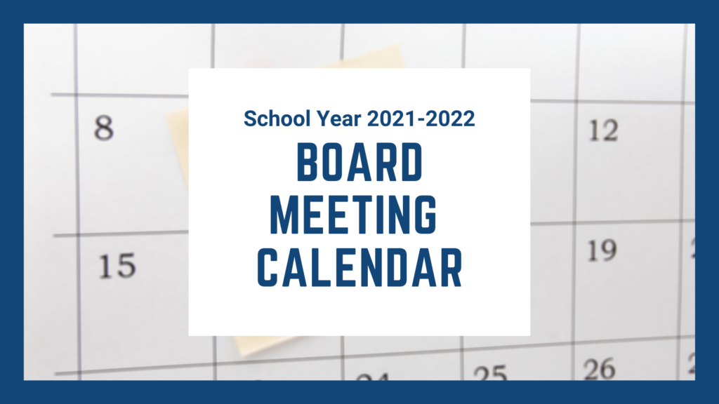 2022 2023 Board Meetings Calendar USD 475