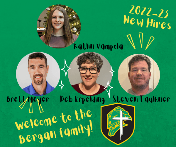 2022 2023 New Hires Press Release Archbishop Bergan Catholic News