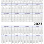 2022 And 2023 Calendar Monday Start Free Printable 2 Year Calendar
