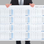 2022 Big Yearly Horizontal Annual Printable Wall Planner Etsy