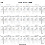 2023 And 2024 Academic Calendar Printable Blank Two Year Calendar