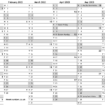 2023 Calendar With Week Numbers And Holidays For England Official