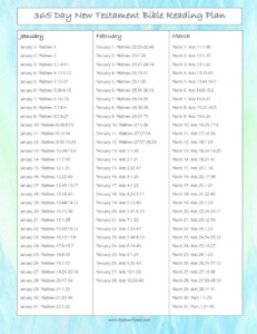 Printable Year Calendar With Bible Verses 2023 - YearlyCalendars.net