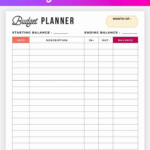 40 Monthly Budget Planner Template Desalas Template Budget Planner