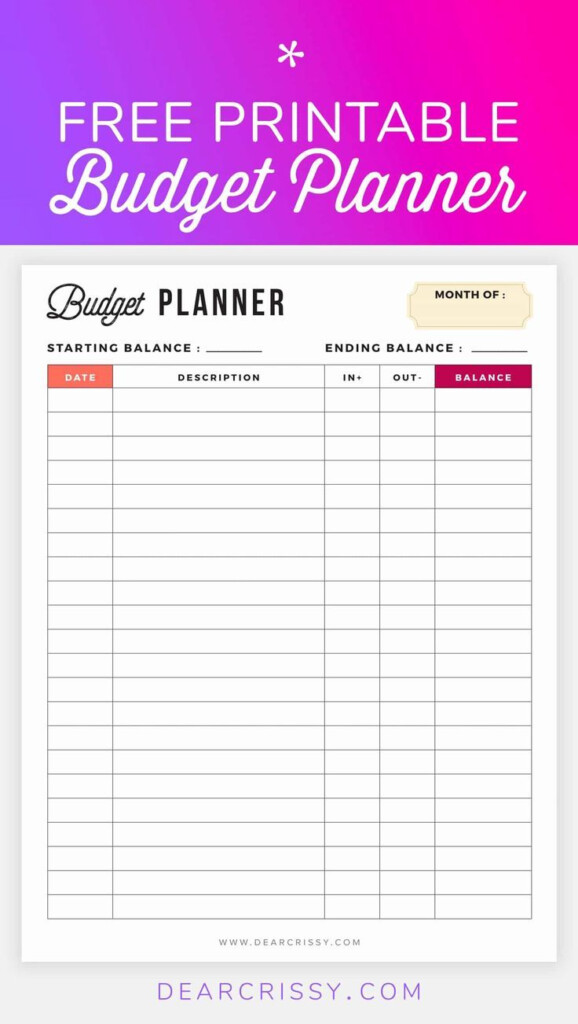 40 Monthly Budget Planner Template Desalas Template Budget Planner 