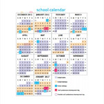 8 School Calendar Templates Free Samples Examples Format Sample