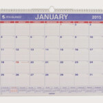 AT A GLANCE Monthly Wall Calendar 2015 Best Calendars For 2016