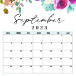 Best FREE Printable Calendar 2023 In Beautiful Florals