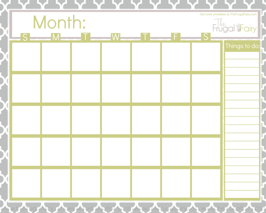 Blank Calendar Fotolip Rich Image And Wallpaper