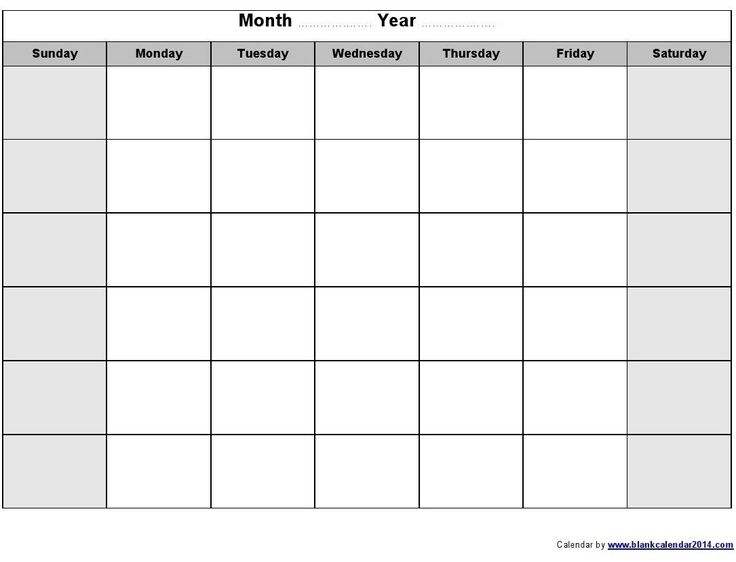 Blank Monthly Calendar With Lines Template Calendar Printable Catch