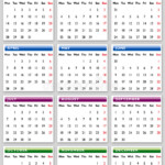 Calendar 2008 Stock Images Image 2890484