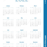 Calendar 2022 2023 Vector Template Lettering Calendar Memphis Style