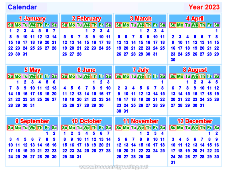 Calendar2023