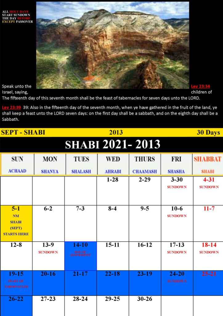 COITIMES ENOCH HEBREW CALENDAR 2021 2022