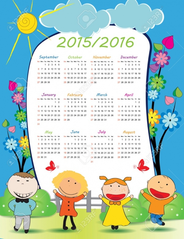FREE 16 School Calendar Designs In PSD Vector EPS