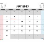 Free Printable August 2023 Calendar 12 Templates