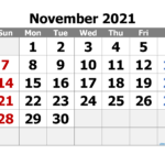 Free Printable Calendar November 2021 2022 And 2023