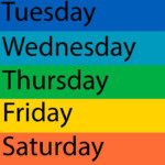 Free Printable Days Of The Week Display Free Days Of The Week