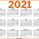 Free Printable Downloadable 2021 Calendars Hipi info Calendars