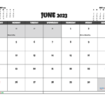 Free Printable June 2023 Calendar 12 Templates