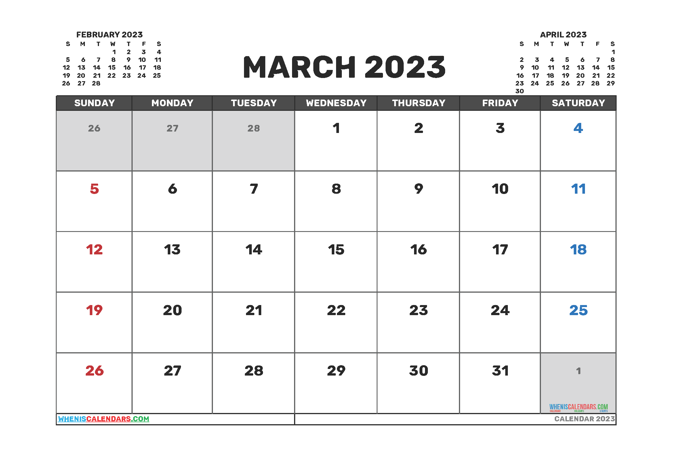 blank-one-month-calendar-template