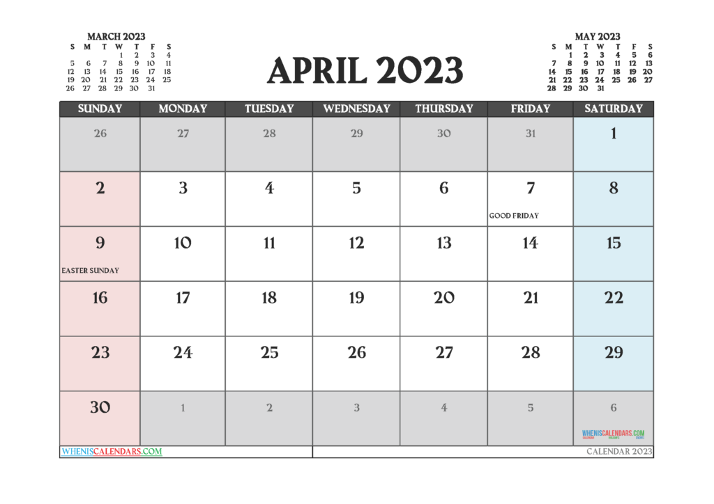 Free Printable May 2023 Calendar 12 Templates