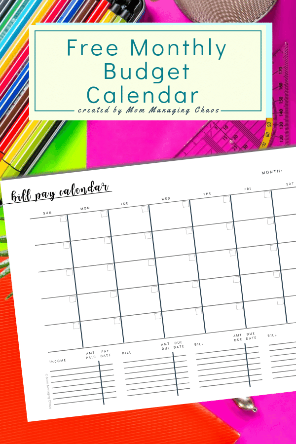 Free Printable Monthly Bill Payment Log A Bills To Pay Checklist
