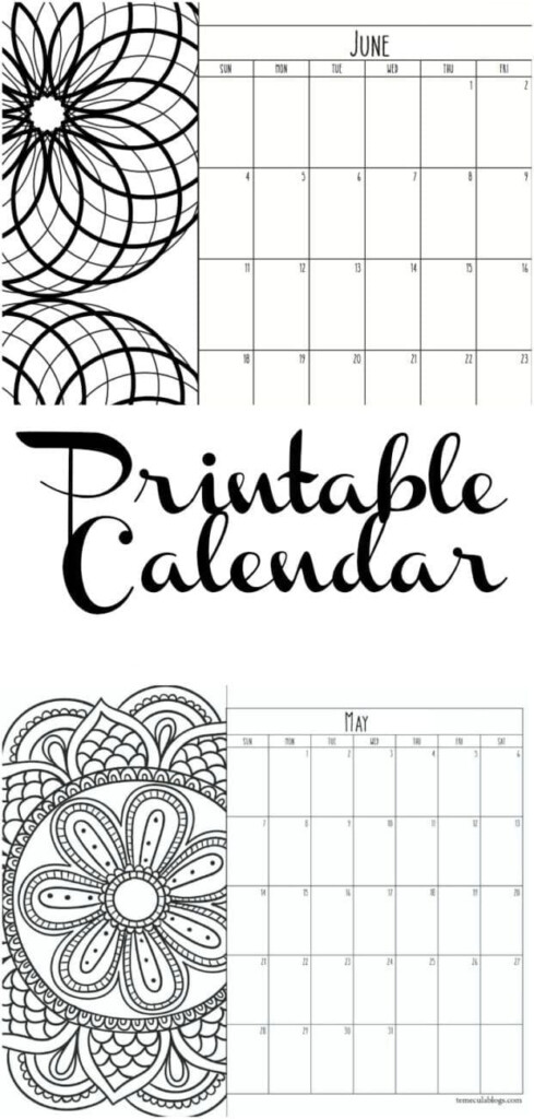 Free Printable Monthly Calendar For Each Year Printable Calendar 