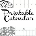 Free Printable Monthly Calendar For Each Year Printable Calendar