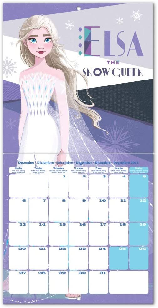 Frozen 2 Wall Calendar 2021 With New Official Art And Bonus Poster