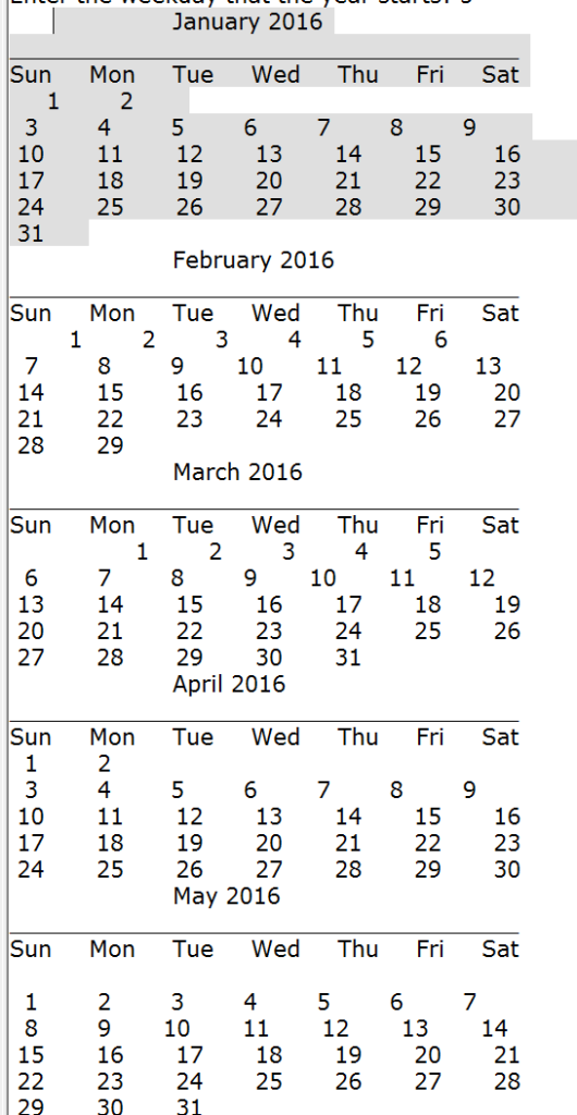 How To Display Calendar In Java Stack Overflow