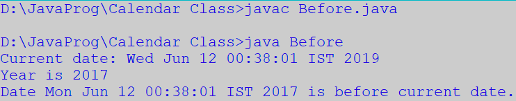 Java Calendar Class Example Calendar Class In Java