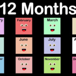 Months Of The Year Song 12 Months Of The Year Song Calendar Song YouTube