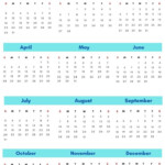 Printable 2022 Calendar 12 Month All In One Planner In 2021 Calendar