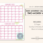 Printable 2022 Calendars Pdf Calendar 12 Com 2022 Calendar Pdf Word