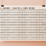 PRINTABLE Academic Year Planner 2021 22 Calendar Instant Etsy