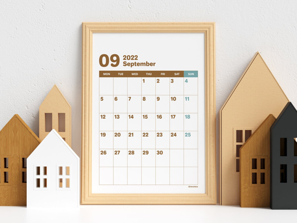Printable Calendar 2021 2023 Wall Calendar Monthly Planner Etsy