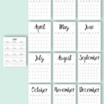 Printable Calendar 2022 2023 Desk Calendar PDF Download Etsy New Zealand