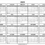 Printable Calendar From 2022 To 2024 Three Year Calendar 2022 23 24