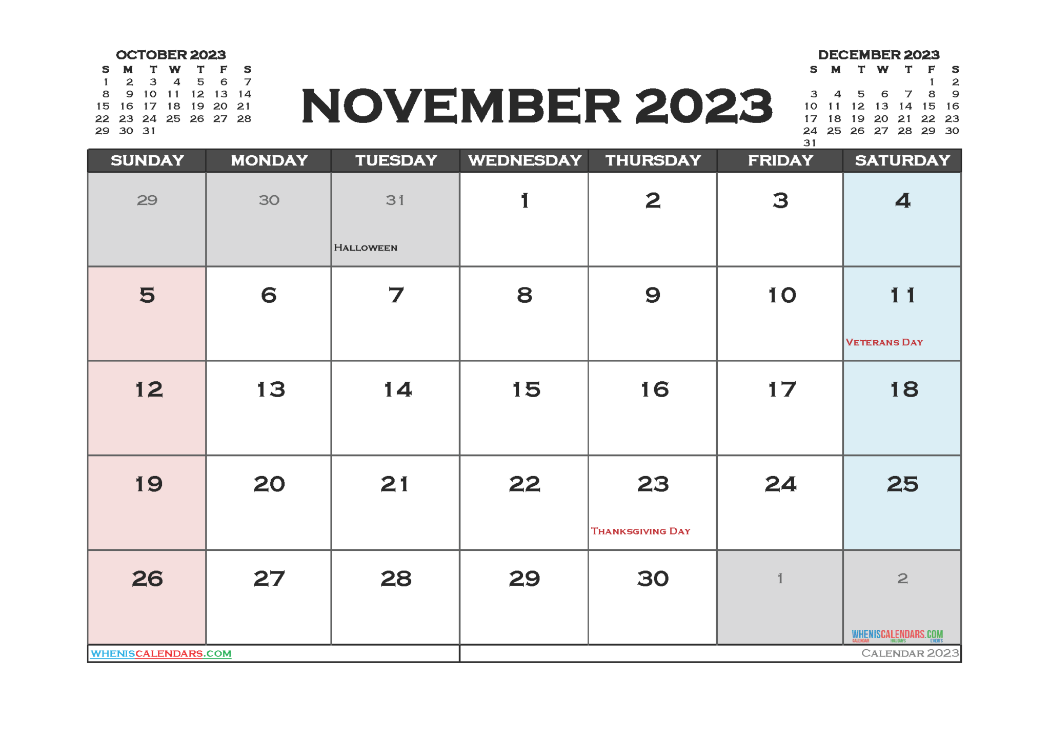 Free Printable Multiple Year Calendar