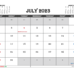 Printable July 2023 Calendar Free 12 Templates