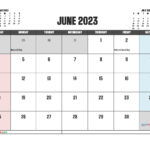 Printable June 2023 Calendar Free 12 Templates